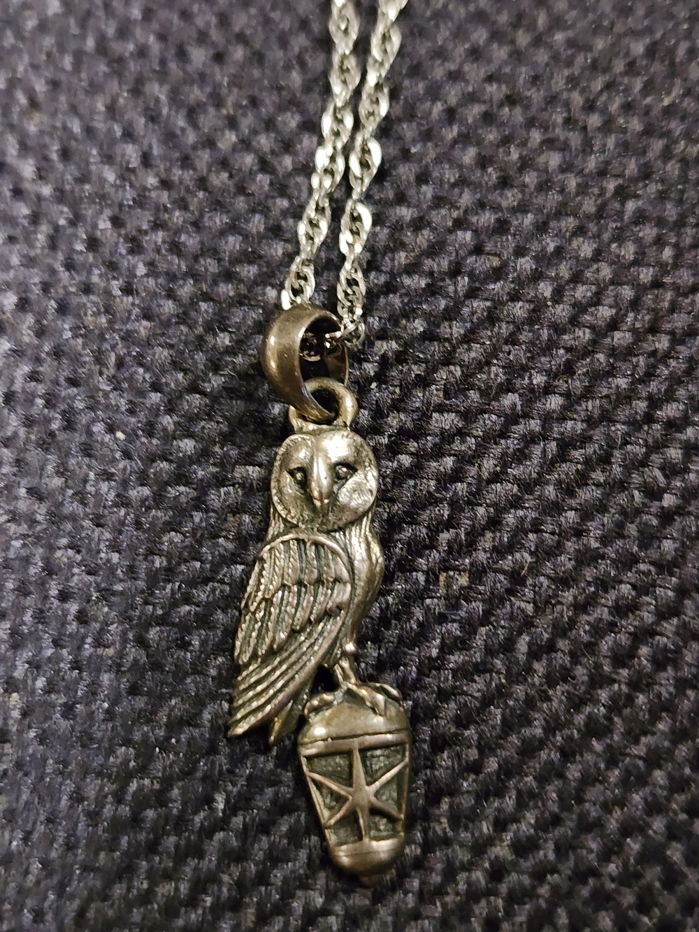 ETAH LOVE STERLING SILVER Owl lantern Pendant Necklace - Women's Jewelry